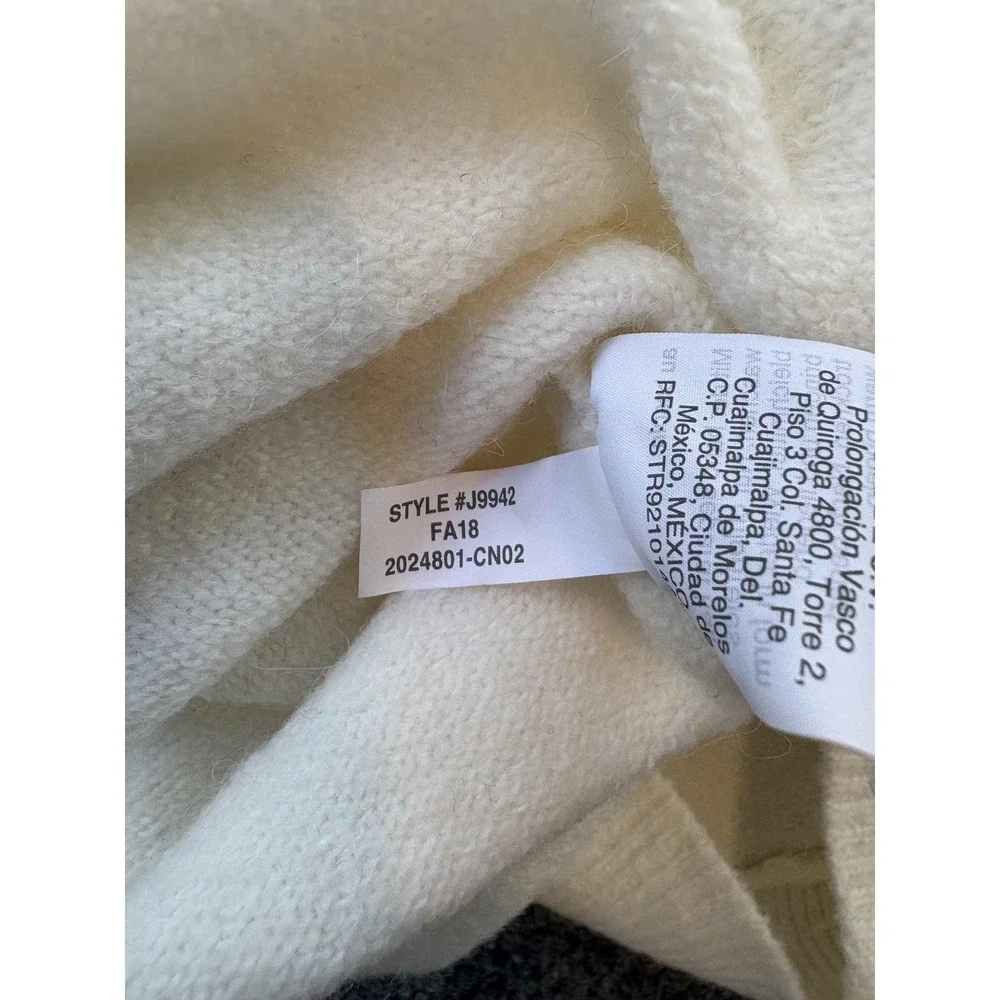Madewell Sweater Womens XXS Peace To All Crewneck‎ Alpaca Wool Pullover J9942